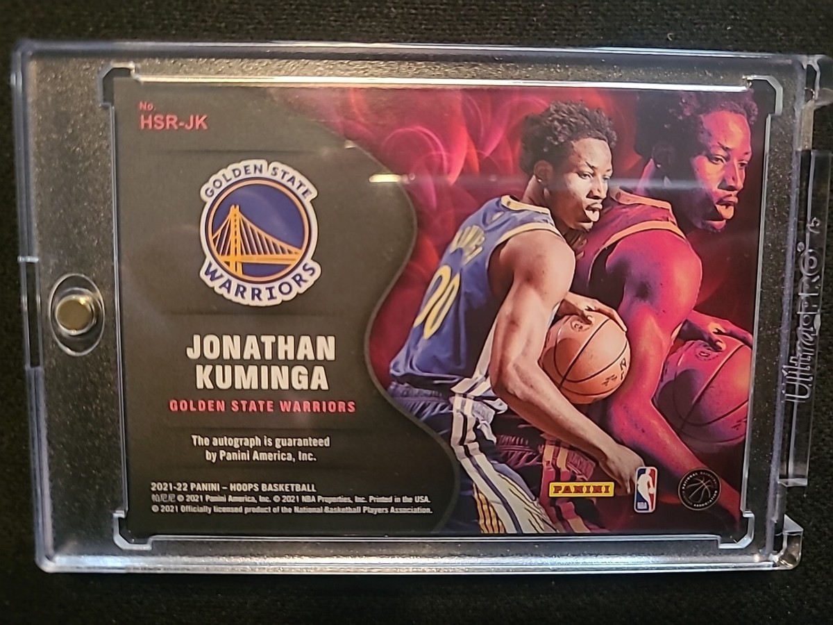 RARE* Jonathan kuminga NBA HOOPS FULL AUTOGRAPH GREEN