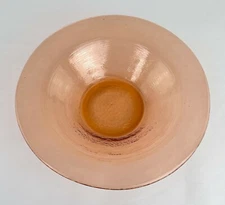 Fire & Light Recycled Glass 10" O Bowl Copper #2