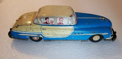 JOUSTRA - GRANDE Voiture En Tôle Sérigraphiée - Vers 1950 EUR 40,00 - FR