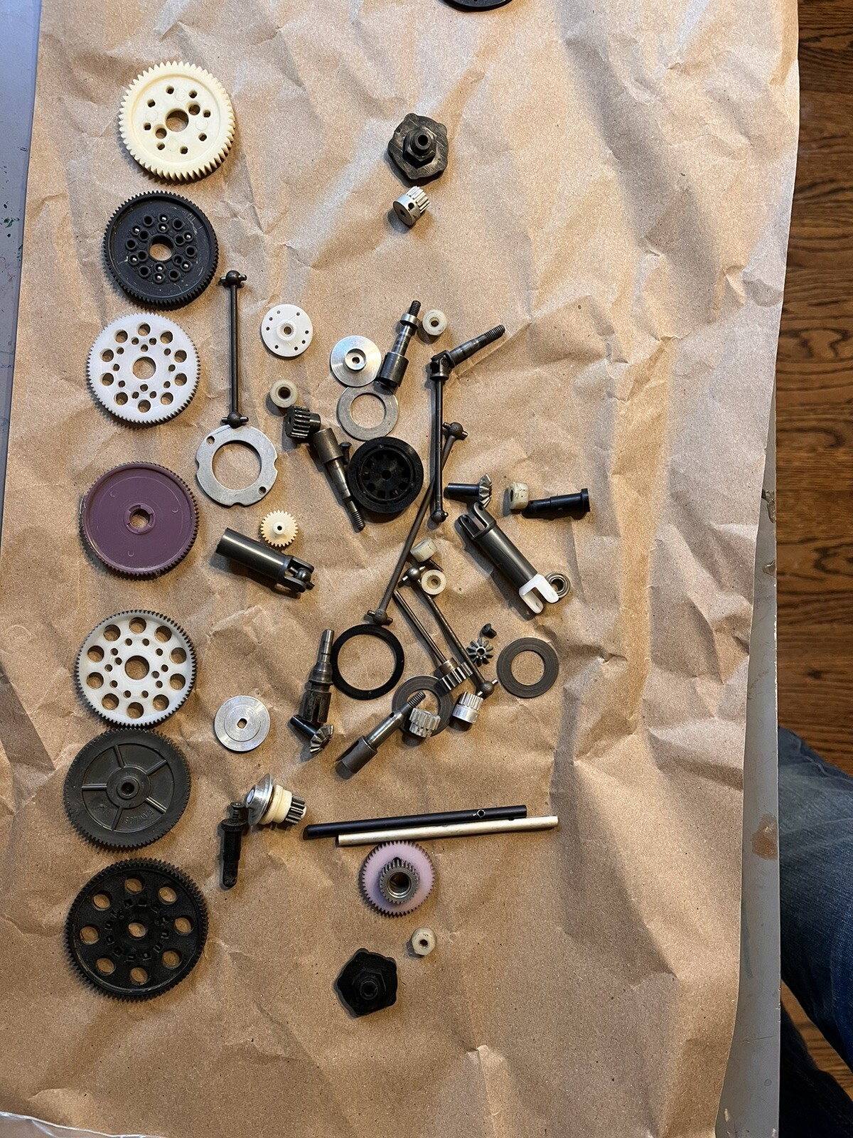 Vintage RC Car Parts. RC10 JRX2 Ultima Suspension And Drivetrain eBay