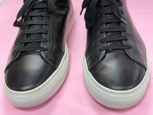 Good Man - Legend London-Men.s Black Leather Sneakers Shoes- EUR Size- 12.Ital - Picture 12 of 16