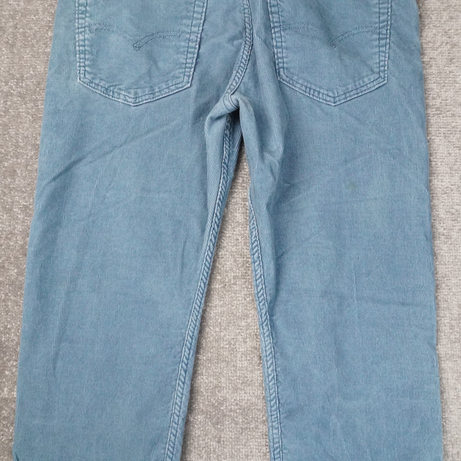 Levi's 502 Corduroy Mens 36x29 Blue Slight Tapered Pants thumbnail 11