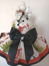 DOG HARNESS DRESS  Snowman FREE SHIPPING