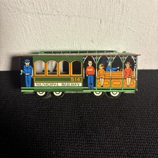 1970's Tin Powell  Mason No. 514 San Francisco Cable Car 3.5" Japan