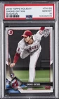 2018 TOPPS HOLIDAY BOWMAN #TH-SO SHOHEI OHTANI ROOKIE RC PSA 10