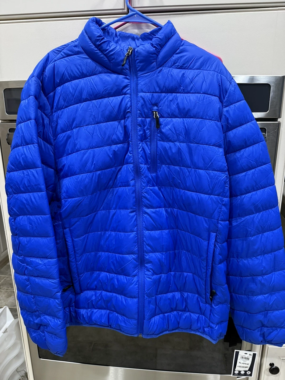 Club Room NEW Mens Quilted Packable Puffer Jacket XL Blue NWT