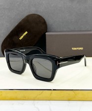 Tom Ford TF1154 Sunglasses Glossy Black Photochromic Lens 50-22-145 Italy New