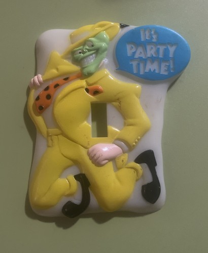 Vintage The Mask 1995 Glow In The Dark Light Switch Cover Plate