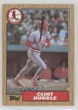 1987 Topps Clint Hurdle #317 16aj