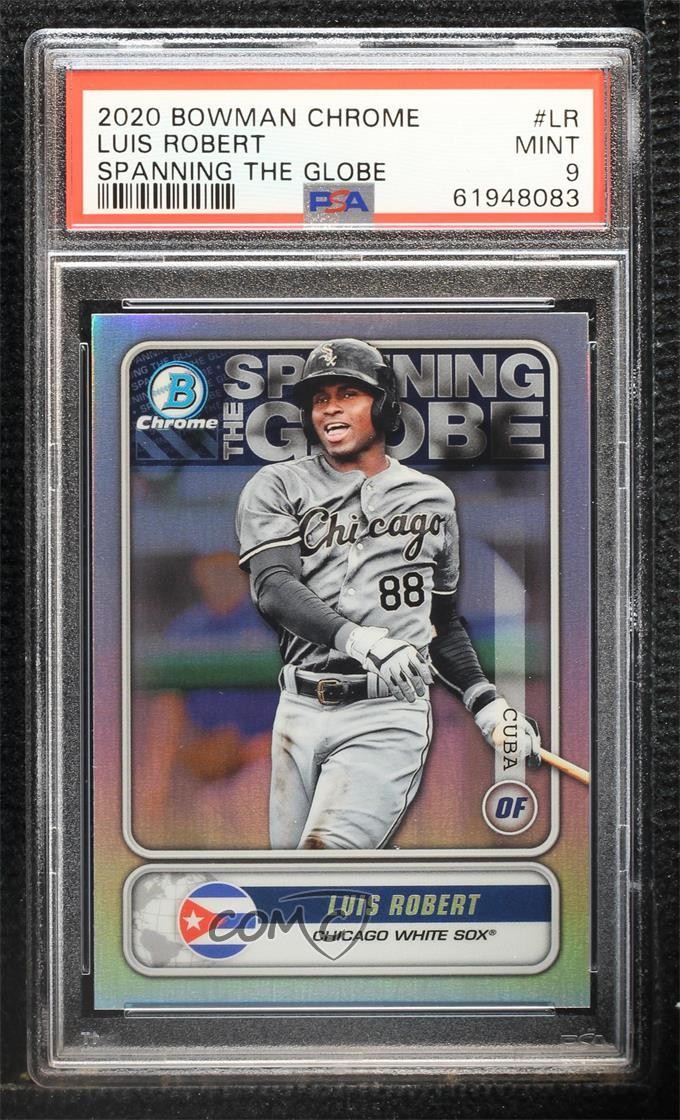 2020 Bowman Spanning The Globe Chrome Luis Robert PSA 9 MINT Rookie RC 0h2x