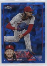 2023 Topps Chrome Update Sapphire Edition Matt Strahm #USCS226 10pz