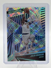 Jalen Brunson 2023-24 Panini Revolution Cosmic Parallel #73 /99 New York Knicks