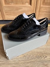 Image of Clarks Havisham Oak Black Patent (Shiny) Shoes Size UK 3D