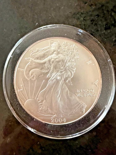 2004 Walking Liberty American Eagle 1 oz Fine .999 Silver Dollar