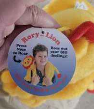 Rory The Lion – Mindfulness Plush Toy for Kids, Teaches Deep Breathing,...