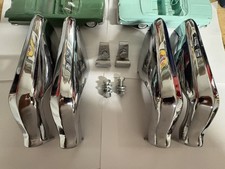 Nos 1961 Chevy Impala Convertible Set Of 4 Rear Bumper Guards Oem Gm Original.