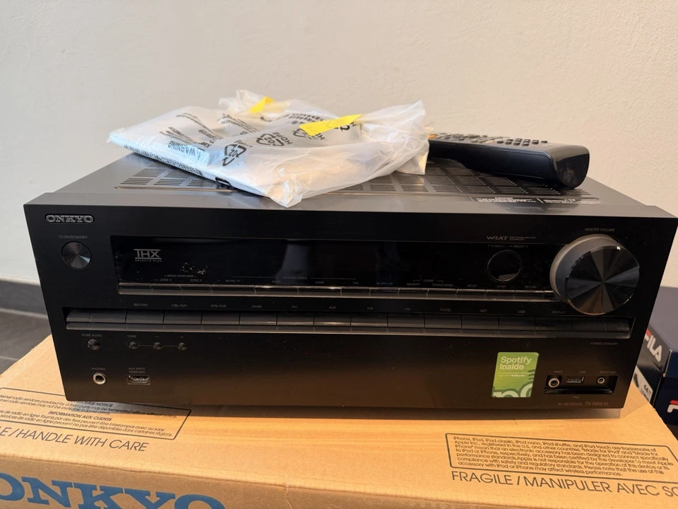 Onkyo TX-NR616 * AV Receiver 7.2 * THX Select 2 HDMI Netzwerk USB 4K UHD 3D - Bild 2 von 4