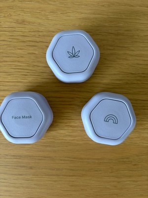 Cadence Reisebehälter   dreiteiliges Kapsel-Set   Magnetische Reisekapseln