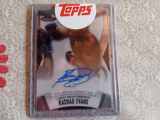 2012 topps ufc finest rashad sugar evans auto
