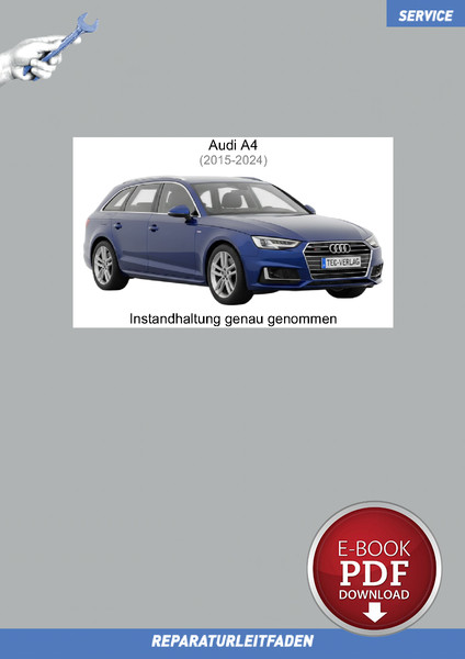 Download PDF Audi A4 (2015-2024) Reparaturleitfaden Instandhaltung Inspekti...-image