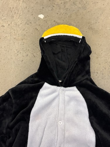 Adult Men’s Women’s Medium Penguin Fancy Dress Costume Fantasy Outfit Jumpsuit - Picture 4 of 21