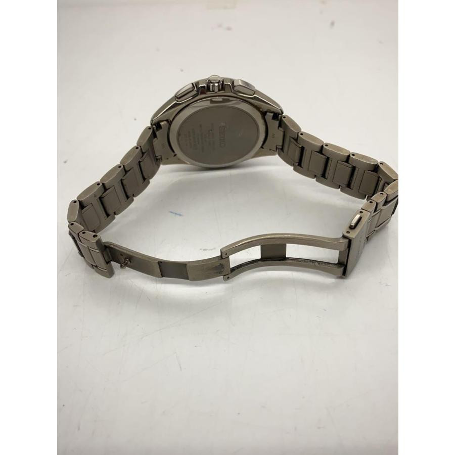 SEIKO 8B63-0AV0 Black Case Size 4.2 ×4.2cm Wrist Size 19cm Used