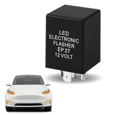 EP27 LED Flasher Relay, 5-Pin Flasher Relay for LED Turn Signal, Electronic