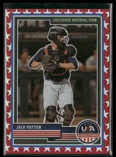 Jack Payton 067/149 2023 Panini USA Baseball Stars & Stripes Red Stars USA #79