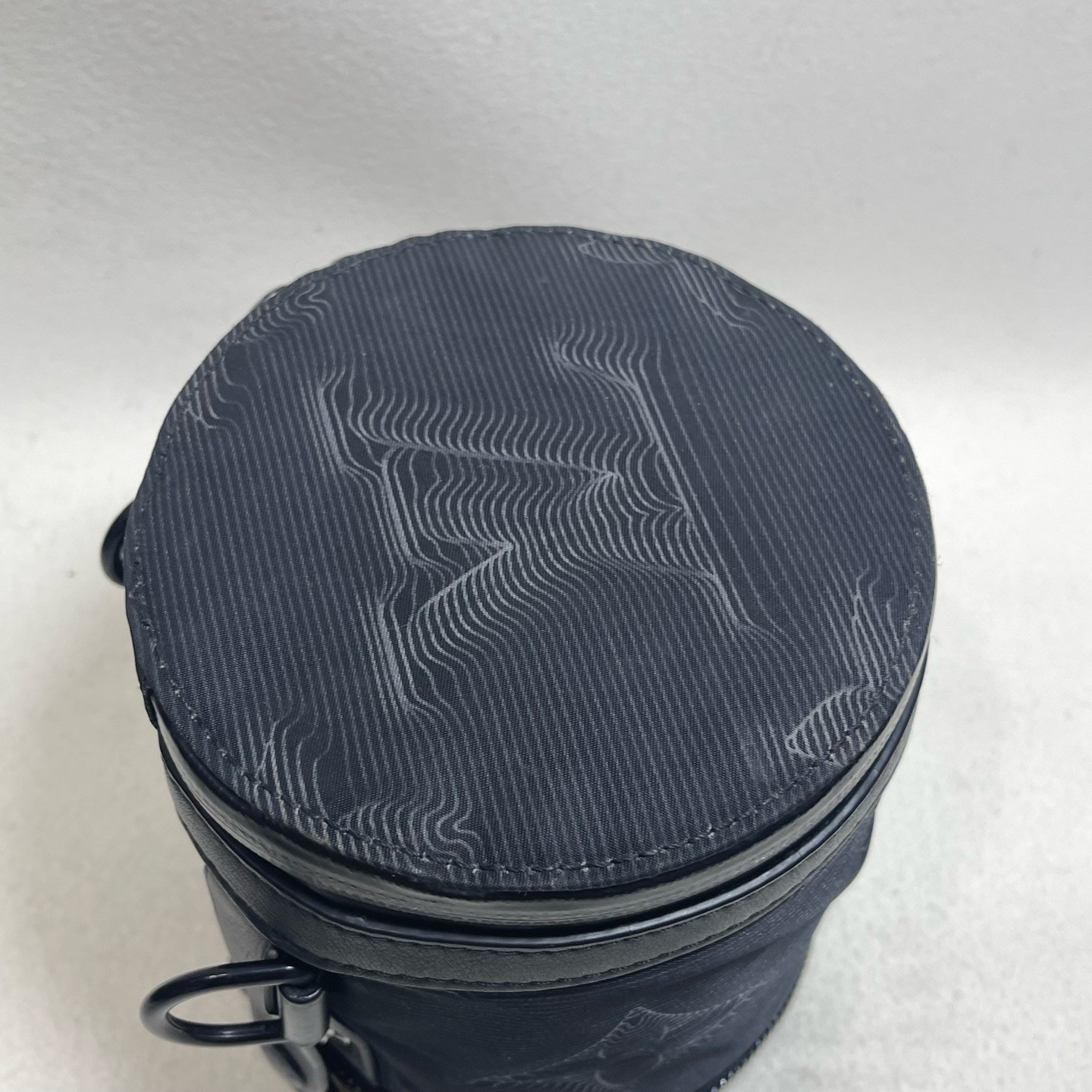 Louis Vuitton 2054 Expandable Black Canvas Bucket Crossbody Bag image 4
