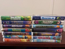 Lot of 14 Disney VHS Family Movies