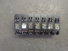 Lot Of 8- Square D HOMT1515 Single Pole Tandem Circuit Breakers