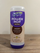 Swiffer Power Mop Wood Hard Floor Cleaner Refill Quick Dry Lemon 750 mL