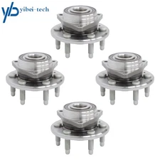 Front Rear Wheel Bearing Hub Kit For 2010 2011 2012 2013 2014-2016 Cadillac SRX