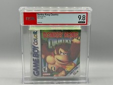 PSA 9.8 A+ Donkey Kong Country Nintendo Game Boy Color Sealed New