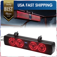 26in RGB UTV Sound Bar 500W Bluetooth Speaker Sound System For Polaris Golf Cart