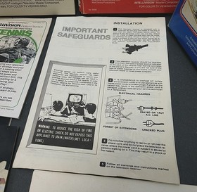 Vintage Intellivision Lot - Game Boxes & Booklets (No Games)