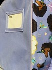 Afro Unicorn Kids Insulated Reusable Lunch Bag w/ Handle, Purple/Blue — photo 4
