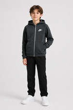 Nike Zip Hoodie Schwarz   Kindergröße L