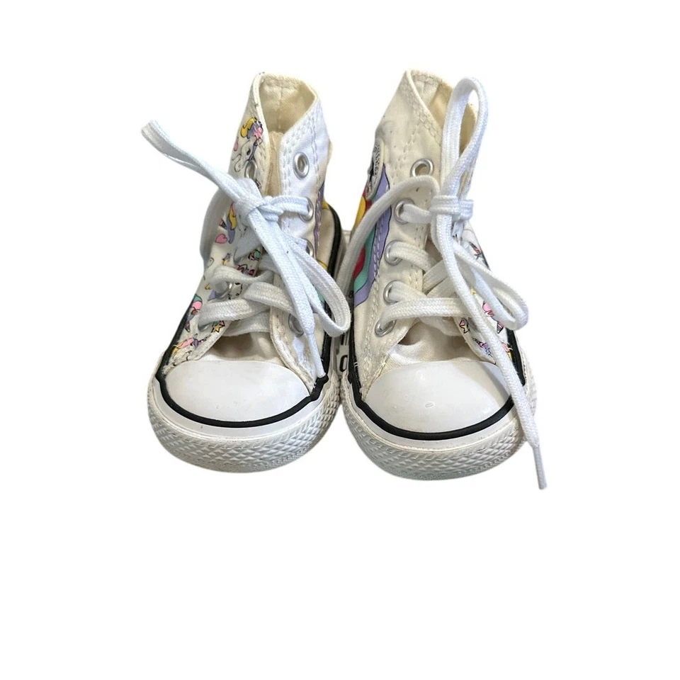 Zapatillas altas Converse Rainbow Unicorn talla bebé niño talla 4 Foto 4 de 4