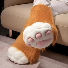 Furry Cosplay Paw Gloves Plush Bear Cat Fursuit Costume Role Play Toy Gift