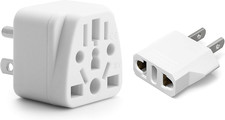 Europe to US Plug Adapter Eu/Uk/Au/In/Cn/Jp/Asia/Italy/Brazil to USA Type a  B