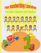 Fun Handwriting Learning by Tracing Letters and Numbers for Kids Ages 2 year...