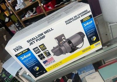 Doit Best 3/4HP 15GPM Cast Iron Shallow Well Jet Pump #1461-0006. NEW!