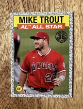 2021 Topps - 1986 Topps All-Star Mike Trout Platinum 70th Anniversary #04/70