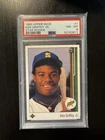 1989 Upper Deck - Star Rookie Ken Griffey Jr #1 (RC) PSA 8