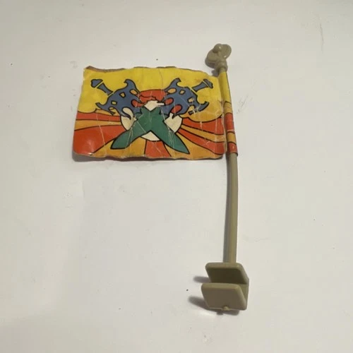 Vintage 1981 Mattel MOTU He Man Castle Grayskull Flag and Pole Original Part
