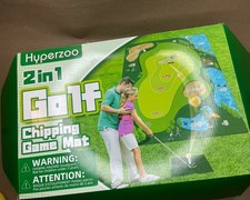 Golf Chipping Game Mat Golf Play Set for Kids Adults Indoor Outdoor Backyard