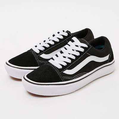 VANS Old Skool ComfyCush EUR 47 - Black/TrueWhit (Schwarz)