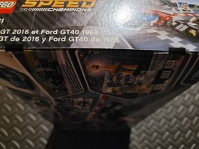 LEGO SPEED CHAMPIONS 75881: 2016 Ford GT & 1966 Ford GT40, New & Factory Sealed 