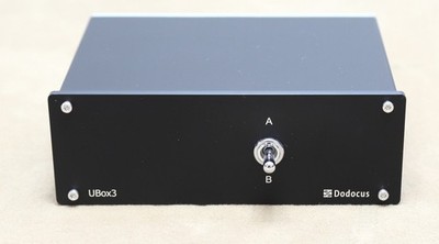 Dodocus UBox3-WBT765 schwarz High-End Umschalter 2 Amp->1 Paar Lautsprecher